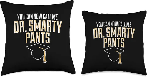 Vista 3 de Doctorado Doctorado Regalos de Graduación Defense Party Phd Dr Smarty Pantalones Doctorado Regalos de Graduación Almohada de Lanzamiento, 18x18