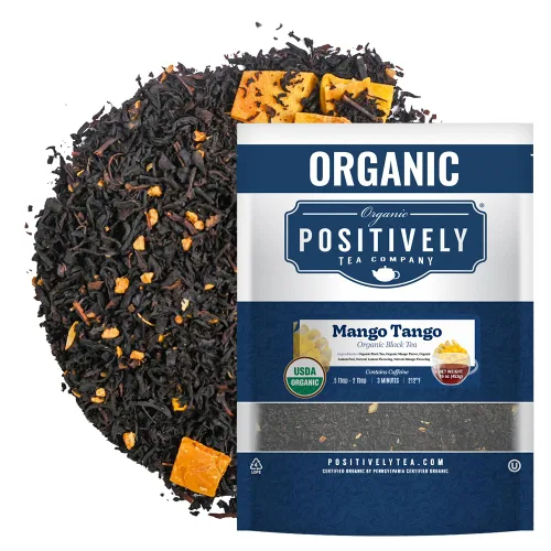 Vista 132 de Bolsas de hojas sueltas para té. Orgánicas por USDA. Positively Tea LLC.