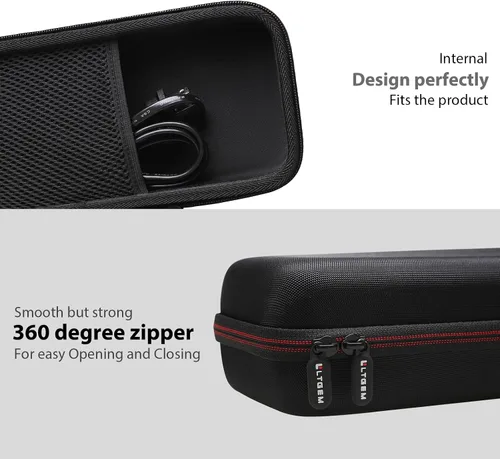 Vista 5 de Funda LTGEM para escáner de documentos Epson Workforce ES-200/ES-300W/ES-300WR Hard EVA Shell, Water-Resistant, Shock Protection