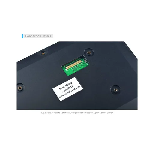 Vista 8 de Pantalla LCD eDP de 7 pulgadas con Cap-Touch (HD702E), Trabajo con NanoPC-T4