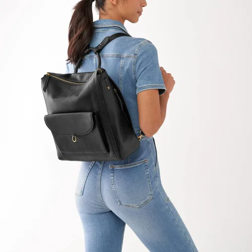 Vista 5 de Fossil Parker - Mochila convertible de cuero para mujer