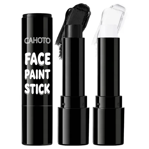 Vista 18 de Barra de pintura blanca para el cuerpo de la cara, pintura deportiva Blanco