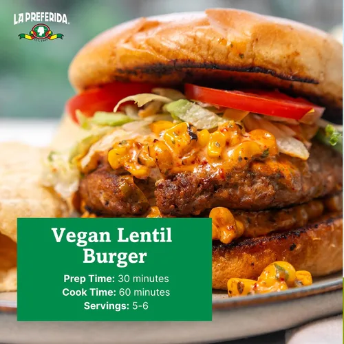 Vista 9 de La Preferida Lentejas secas (proteínas a base de plantas aptas para presupuestos con 14 porciones por bolsa) – 0.31 onzas de proteína y 0.23 oz