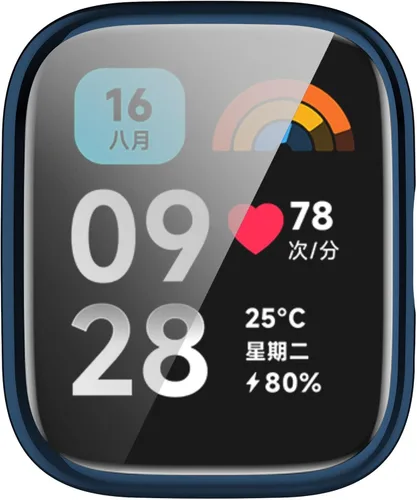 Vista 7 de Funda protectora de pantalla compatible con Xiaomi Redmi Watch 3 Lite, funda de TPU suave y ultradelgada, protector de pantalla para Xiaomi Redmi