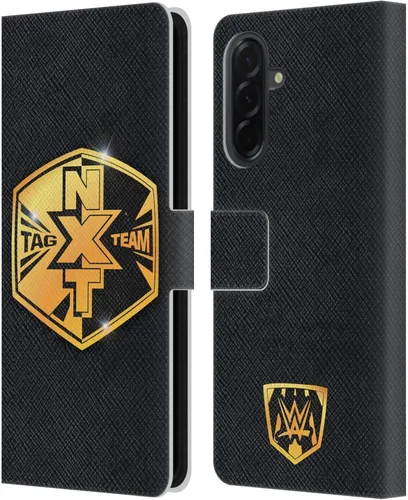 Vista 248 de Head Case Designs Officially Licensed WWE Cruiserweight Champion Title Belts Leather Wallet Case Compatible with Samsung Galaxy A07 4G Campeón