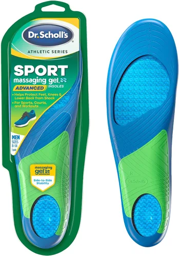 Vista 2 de Dr. Scholl's Plantillas deportivas (paquete de 2)/ Absorción superior de impactos y soporte de arco para reducir la fatiga muscular y el estrés