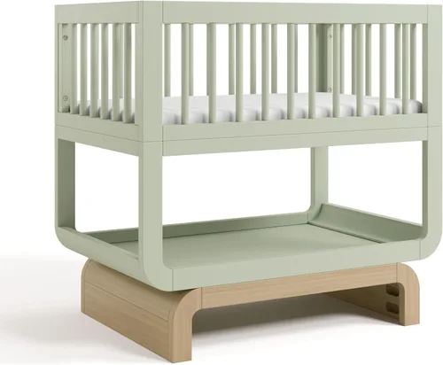 Vista 17 de Storkcraft Santorini - Cuna convertible 5 en 1 con barandilla Driftwood