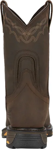 Vista 3 de Ariat WorkHog Wellington - Botas de trabajo impermeables compuestas, bota de trabajo de cuero occidental para hombre