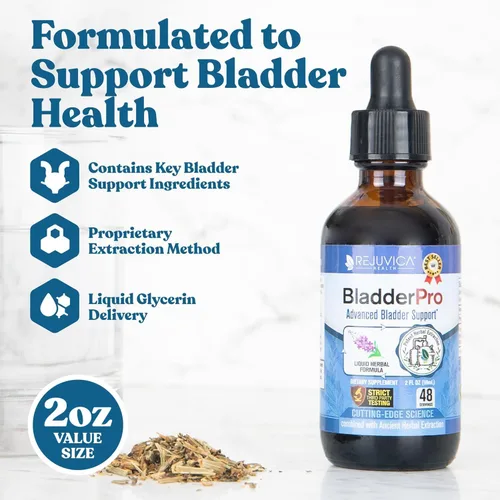 Vista 2 de Rejuvica Health BladderPro para hombres y mujeres – Suplemento de apoyo para la vejiga – Entrega de líquidos para una mejor absorción – Semilla