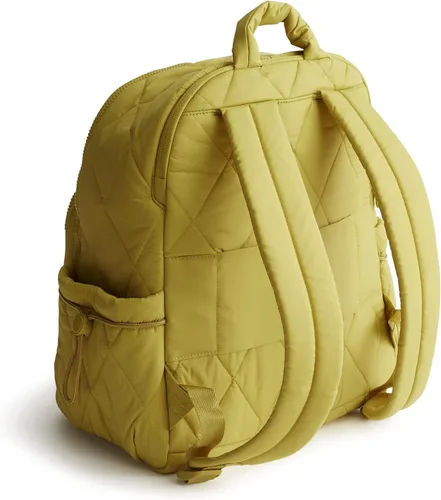 Vista 2 de Vera Bradley Mochila Bancroft de peso pluma para mujer, oliva dorado, talla única