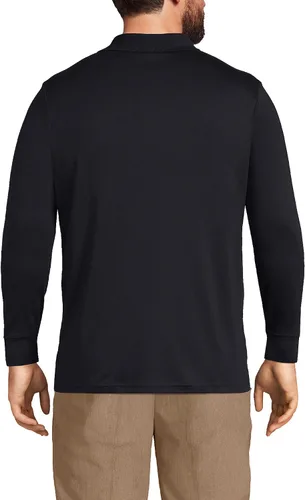 Vista 2 de Lands' End - Camisa polo muy suave de manga larga para hombre