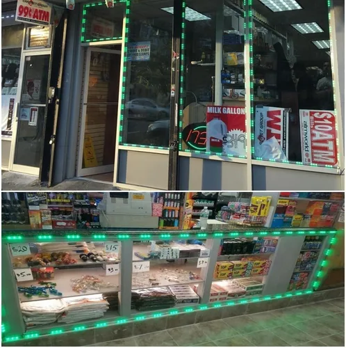 Vista 5 de Kit de luces LED para ventana de tienda de 10 pies, módulo de luz LED inyectado RGB 5050 con clavijas de alimentación y control remoto de 24 teclas