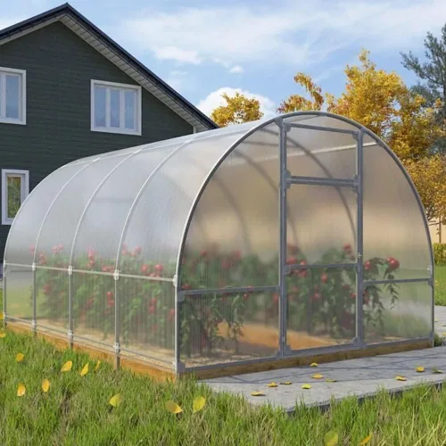 Vista 2 de Hoja para techos de policarbonato, paneles transparentes de luz solar, alta capacidad de carga, resistente a los impactos, fácil de doblar y cortar
