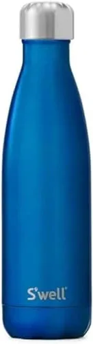 Vista 47 de S'well Botella de Agua de Acero Inoxidable, 17 oz, Angel Food, Recipientes con Aislamiento al Vacío de Triple Capa Mantienen las Bebidas Frías por