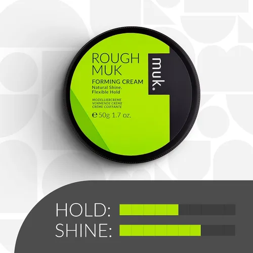 Vista 3 de MUK. Crema formadora de fijación flexible áspera para el cuidado del cabello, crema de brillo natural - 1.7oz