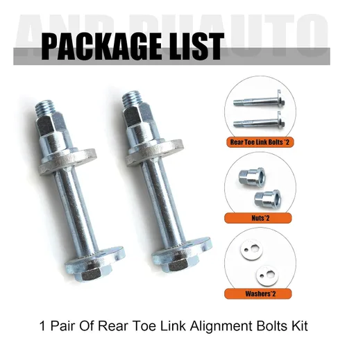 Vista 5 de 6508486AA Kit de pernos de alineación de eslabones de dedo trasero, pernos de inclinación traseros para Dodge Avenger Caliber Durango Journey