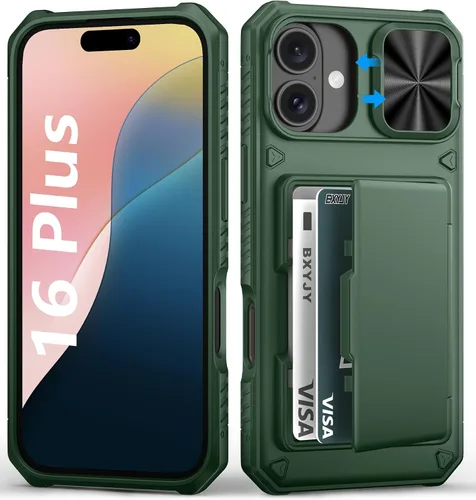 Vista 72 de BXYJY Funda tipo cartera para iPhone 15 Pro, tarjetero (4-5 tarjetas)