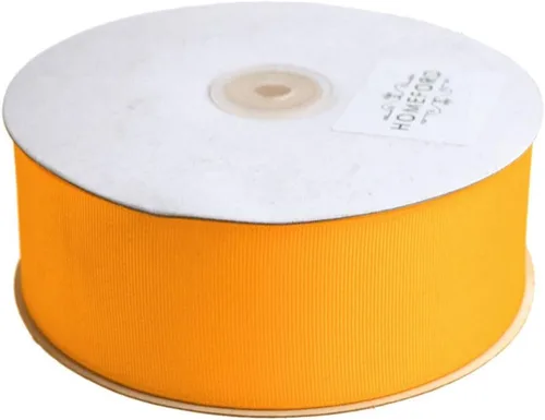 Vista 75 de Homeford Cinta de grogrén macizo, 50 yardas (1-1/2 pulgadas, oro antiguo)