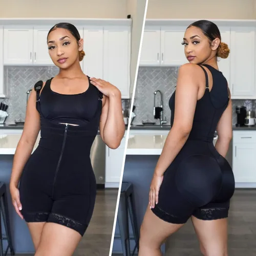 Vista 6 de YIANNA Fajas Colombianas - Body moldeador de glúteos para mujer, con control de abdomen posparto