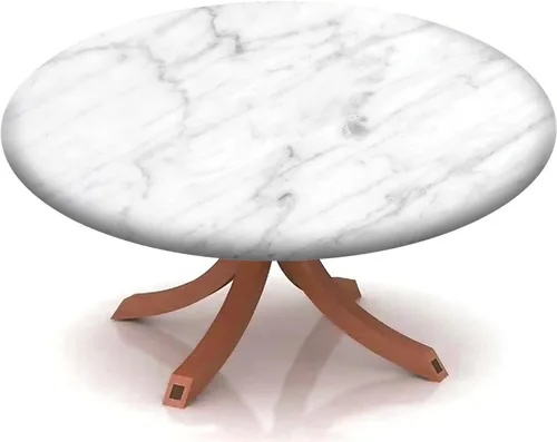 Vista 30 de Mantel redondo ajustable con patrón de mármol, borde elástico, adecuado para catering y cocina, se puede limpiar para mesas redondas de comedor