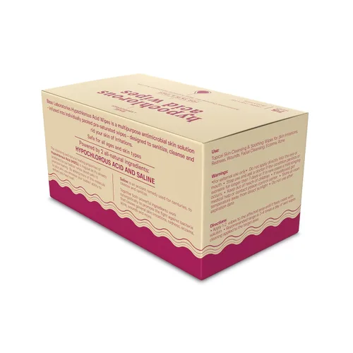 Vista 7 de BASE LABORATORIES Toallitas de ácido hipocloroso para rostro y piel – Limpieza facial y reparación diaria de la piel Toallitas de ácido hipocloroso