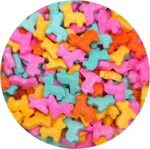 Vista 12 de NCS Gránulos comestibles de caramelo en forma de bigote jumbo – Decoración de cupcakes, pasteles y galletas, 7 onzas