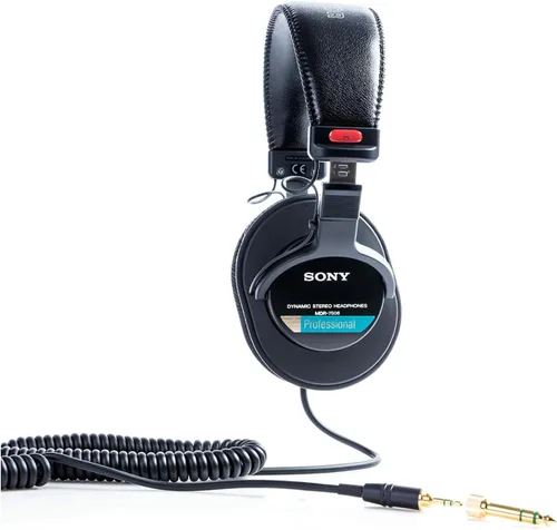 Vista 3 de Sony MDR7506 MDR-7506 audífono grande profesional de diafragma con estuche blando