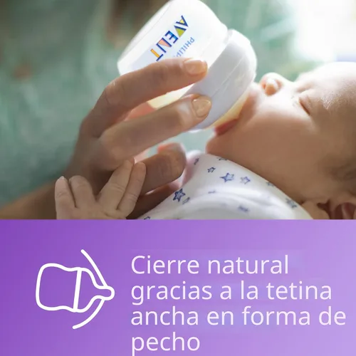 Vista 2 de Philips Avent Natural First Flow Tetina, paquete de 4, SCF657/43