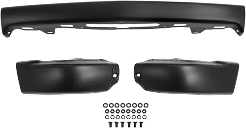 Vista 5 de KUAFU Barra frontal para parachoques delantero compatible con Chevrolet S10 Blazer 1998-2005 Pickup Truck Reemplazo para GM1002367 15007660 Negro