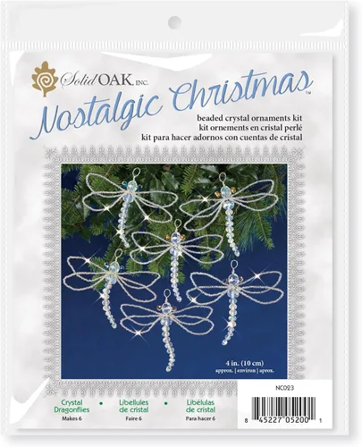 Vista 3 de Solid Oak Kit Bead Orn Dragonflies, None