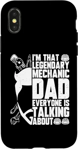 Vista 4 de Funda para iPhone 14 I'm That Legendary Mechanic Dad de todo el mundo está hablando