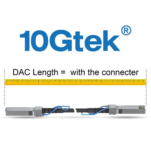 Vista 3 de 10Gtek Cable blanco 25G SFP28 SFP+ DAC para Cisco SFP-H25GB-CU1M, 1m/3.3ft