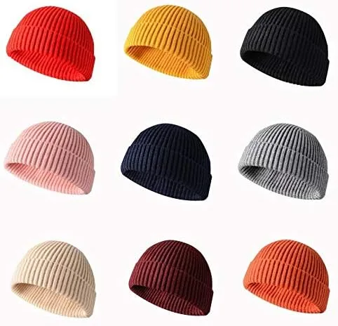 Vista 6 de Gorro de invierno unisex con diseño de pescador, estilo retro, acanalado