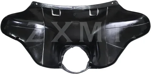 Vista 3 de Carenado exterior delantero negro sin pintar para Harley Touring FLHT 1996-2013