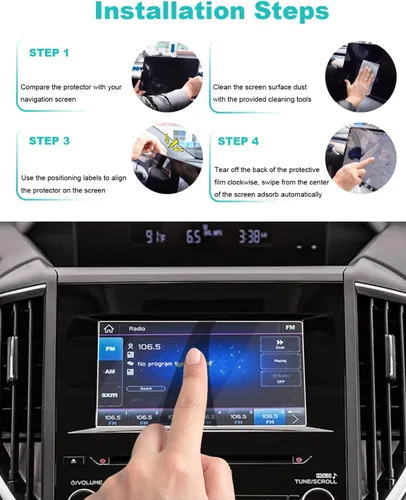 Vista 2 de YEE YEE PIN - Protector de pantalla para Crosstrek Impreza Starlink Forester SK Starlink y Starlink 2018-2023, control central, pantalla táctil