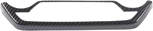 Vista 2 de Marco de botón de modo de volumen de control central de automóvil ABS para Chevrolet Corvette C7 2014-2019 Aire acondicionado Panel cubierta