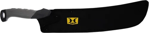 Vista 3 de Hawk Machete Cuchillo de caza con funda protectora Cuchillo de hoja fija de acero inoxidable duradero resistente a la corrosión con espiga