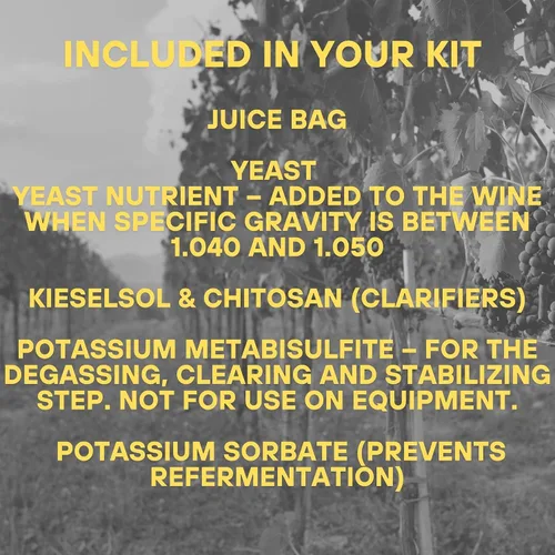 Vista 4 de Master Vintner - El kit de recetas de vino italiano nebbiolo seleccionado sommelier hace 6 galones