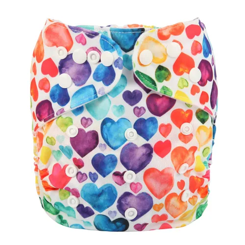 Vista 5 de Pañal de bolsillo para bebé, reutilizable, lavable, 8 libras a 36 libras (flecha)