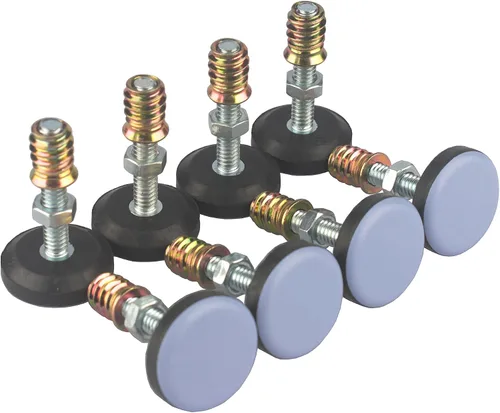 Vista 10 de Nivelador de muebles PTFE (teflón) inferior (base de 0.787 in), vástago roscado (1/4-20) almohadillas de ajuste, mesa/silla/gabinete/sofá