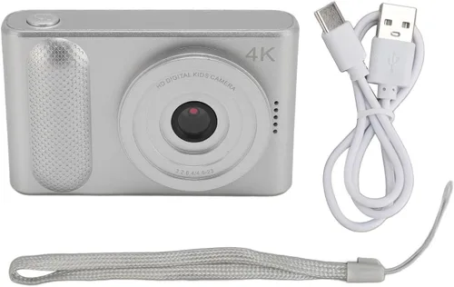Vista 10 de Cámara digital 4K 48MP HD, cámara portátil compacta con enfoque automático de zoom digital de 16X, pantalla TFT de 2.4 pulgadas, micro SLR