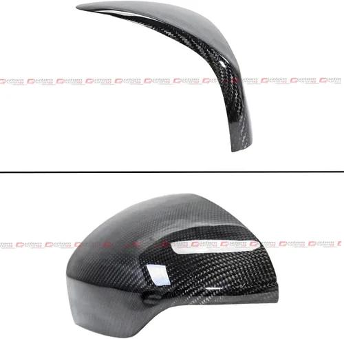 Vista 3 de Cubiertas de espejo retrovisor de fibra de carbono real totalmente seca, superposiciones compatibles con Subaru WRX VB 2022, 2023, 2024