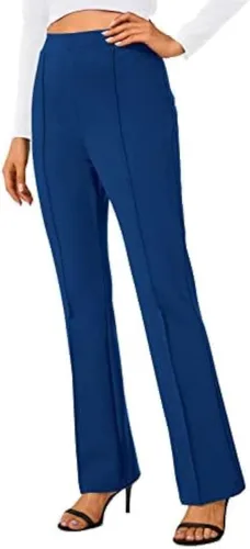 Vista 11 de Urban CoCo Pantalones de trabajo elásticos con corte de bota, pantalones de yoga pequeños para oficina casual