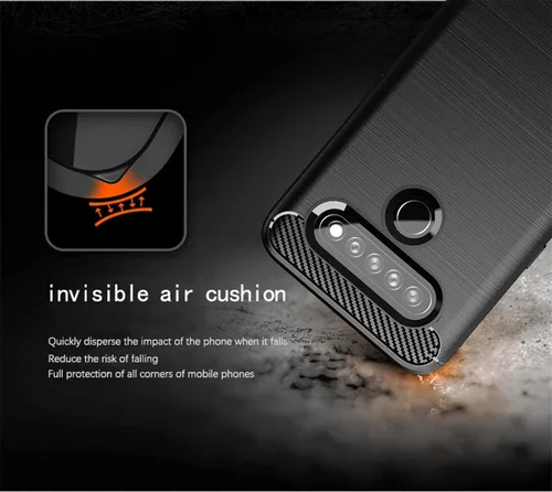 Vista 5 de Asuwish Funda compatible con LG K51S y protector de pantalla de vidrio templado y accesorios para celda, fundas protectoras delgadas de silicona