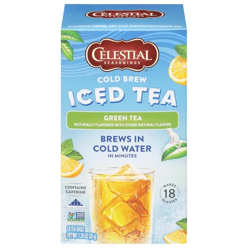 Vista 12 de Celestial Seasonings Cold Brew Citrus Sunrise Iced Tea 18 bolsitas de té