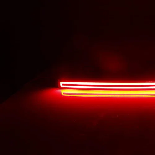 Vista 7 de para 2014 2015 2016 2017 2018 2019 Chevrolet Chevy Corvette C7 Reflector de parachoques trasero, luces de freno, lente roja, luces antiniebla LED