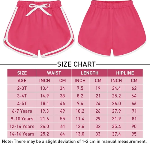 Vista 2 de Ruisita Pantalones cortos deportivos de 3 piezas para niñas y niños, para bailar, para entrenamiento de verano para niños pequeños, Blanco
