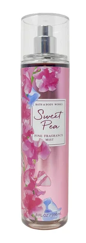 Vista 2 de Bath & Body Works Sweet Pea Deluxe Set de regalo – Niebla de fragancia fina, gel de ducha, loción corporal y crema corporal con un jabón en barra