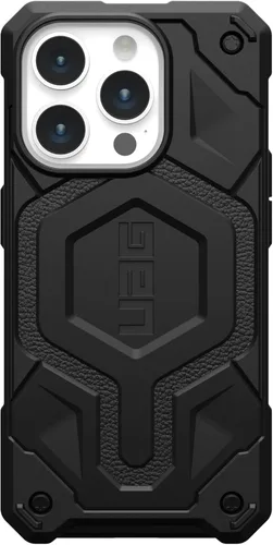 Vista 7 de URBAN ARMOR GEAR UAG Funda [Versión Actualizada] Compatible con Funda para iPhone 15 Pro de 6.1" Monarch Pro Negro Imán Integrado Compatible