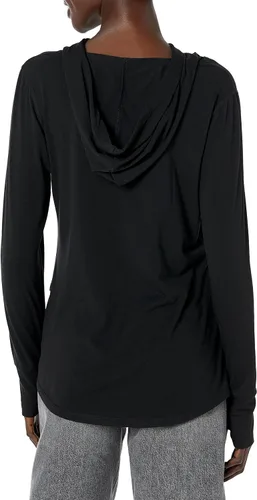 Vista 2 de Tienda Essentials - Sudadera con capucha y manga larga para mujer